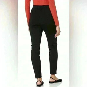 Nanette Nanette Lapore Faux Slim Leggings Large Black Item# 7I